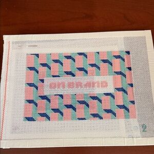 Geometric Needlepoint Canvas